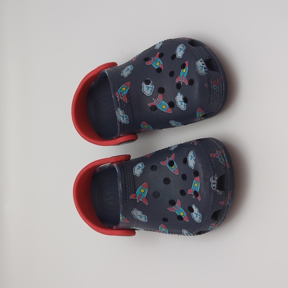 CROCS Other - Crocs Rocket Classic Graphic Clog Shoes - C8